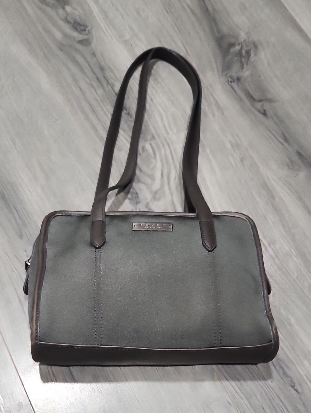 Vintage Coach Neo Neoprene & Leather Satchel